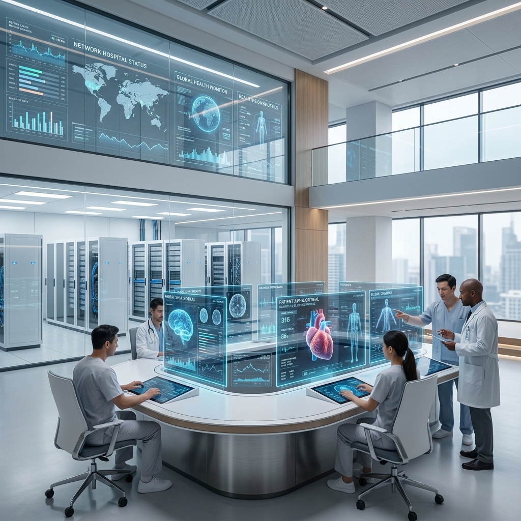 Futuristic Autonomous Healthcare Command Center